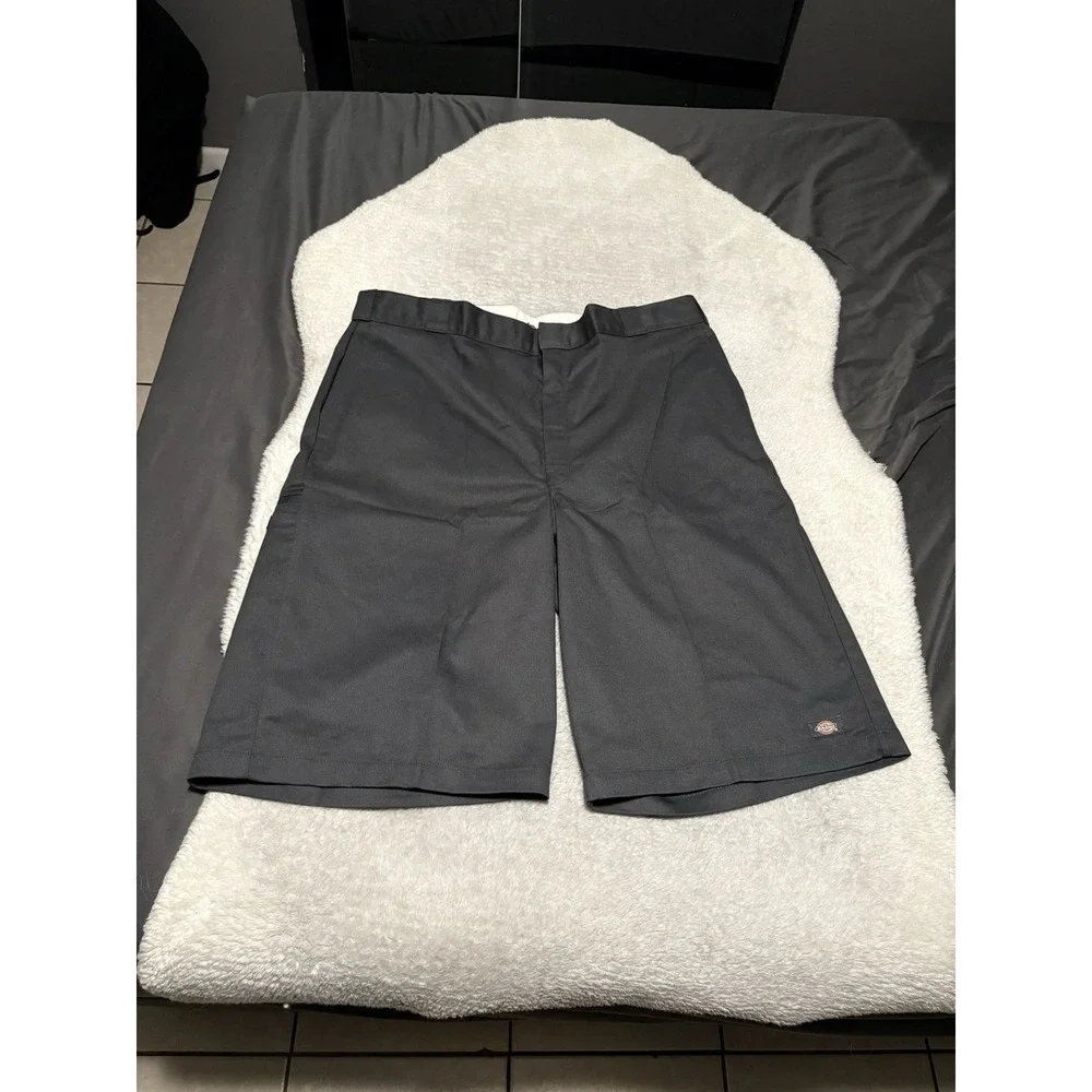 Dickies Work Shorts Gray Twill Loose Fit 15